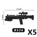 MOC Medieval Accessories Building Blocks Military Soldiers Shoulders Armor Blaster Helmets Weapons War Bricks Children Toys B038