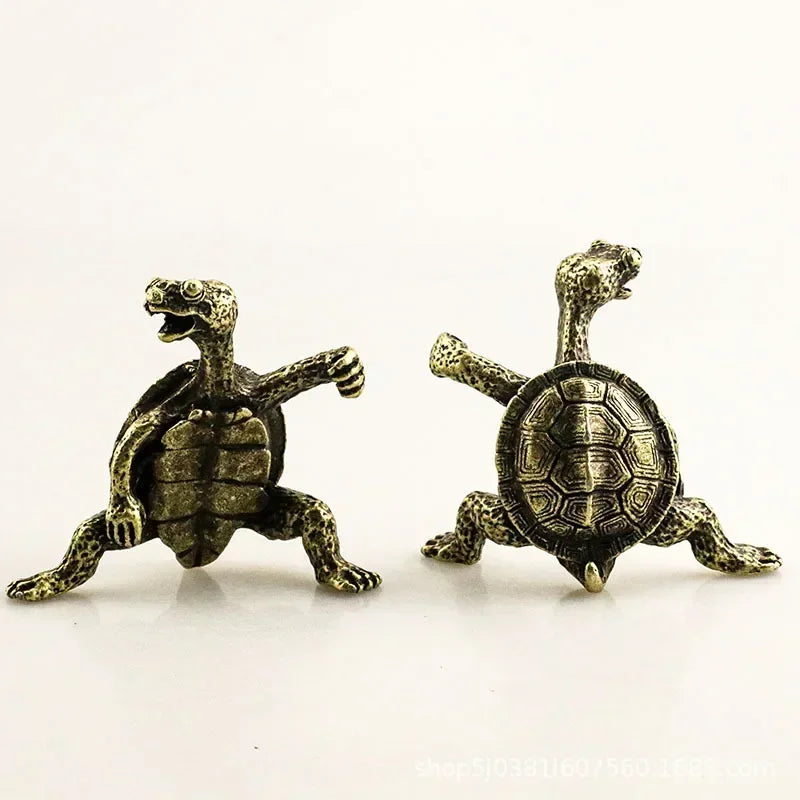 1pcs Mini Turtle Shape Incense Censer Sandalwood Stick Holder Vintage Bronze Animal Incense Holder Burner Stand Gift Home Decor