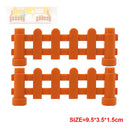 Large Building Block Assembly Accessories DIY Roof Wall Guardrail House City Farm Playground Series Set Gift Toys for Children