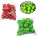20 Stück Künstliche Äpfel Obst Plastik Gefälschte Rot Grüne Äpfel Foto Requisiten Hochzeitsdekorationen Obst Zuhause Künstlicher Varietätsshop