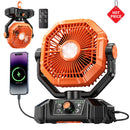 The Zephyr Lantern | 20000mAh Camping Fan with Integrated LED Light