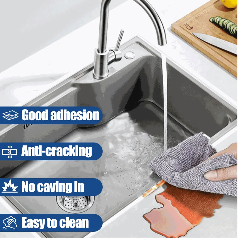 Mold-Resistant Waterproof Sealant Plastic-steel Mud Waterproof Glue Kitchen Bathroom Epoxy Resin Leak Plugging Caulking Sealant