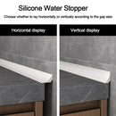 Selbstklebender Silikon-Badezimmer-Wasserstopper, wasserhaltende Leiste, biegsame Badezimmertür, Waschmaschine, Duschdamm-Barriere