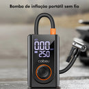 60W Wireless Portable Inflation Pump, 1800mAh Dual Battery, 5 Modes (Car/Bicycle/Motorcycle), LED, Auto Shut-Off, Type-C