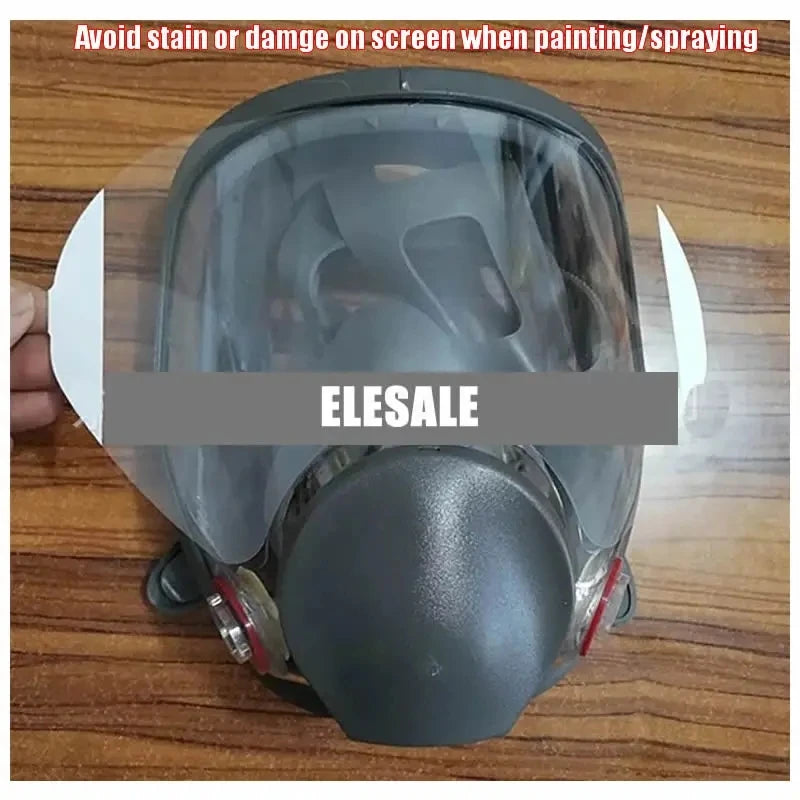 Spraying Mask Transparent Film For 6800 Gas Respirator Full Face Mask High Quality Protective Film Screen Protector Painting