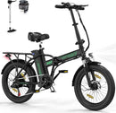 HITWAY Electric Bike for Adults, 20" Fat Tire E Bike 250W Electric Bicycles, Folding Electric Bike, 36V/11.2Ah Battery 35-90KM