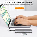 USB C HUB Type C to RJ45 4K 30Hz HDMI VGA Adapter SD TF USB 3.0 2.0 Docking PD 87W USB C Splitter for MacBook Pro Air