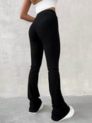 Solid Slim Fit Streetwear Women Pants High Waist Y2k Clothes Pantalones Aesthetic Fashion Trousers Full Length Roupas Femininas
