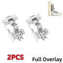 ZEXEF Stainless Steel Hydraulic Hinges Cabinet Door Spring Hinge Damper Buffer Quiet Closing Kitchen Cupboard Furniture Hardware