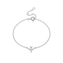 ANDYWEN 925 Sterling Silver Aircraft Charm Chain Bracelet Luxury Plain Women 2024 New Arrivals Trendy Simple Fine Jewelry Gift