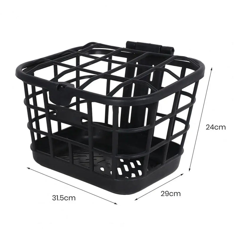 E-bike Storage Basket Capacity Bicycle Front Basket Strong Load-bearing Easy Installation Durable Scooter Bike for One-piece