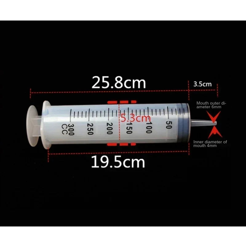 Syringe Large Capacity Syringes Oil Pump with Plastic Bulk Needle-Free Disposable Without Needle Syringe Glue Pet Feeding Needle