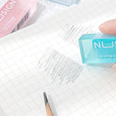 1pcs Clear Eraser High Light Transparent Color Less-dust for Pencil Cleaning Stationery School A7399