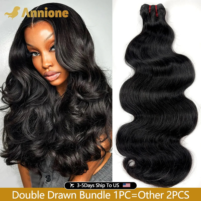 15A Raw Hair Bundles Double Drawn Vietnamese 22Inch Body Wave Bundles 100% Human Hair Bundles Unprocessed Virgin Hair Extensions