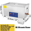 VEVOR Ultrasonic Cleaner Ultrasound Cleaner Portable Ultrasound cleaning Machine Multifunction 1.3L-30L Diswasher Home Appliance