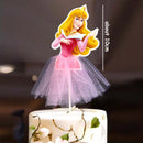 Disney Princess Cake Decoration Frozen Cake Cupcake Toppers Cake Flag for Baby Shower Happy Birthday Supplies Party Cake Decor