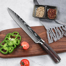 Japanese Kitchen Knives German Stainless Steel 8 Inch Slicing Knife Sharp Razor Carving Knife Sushi Knife for Birthday Gift