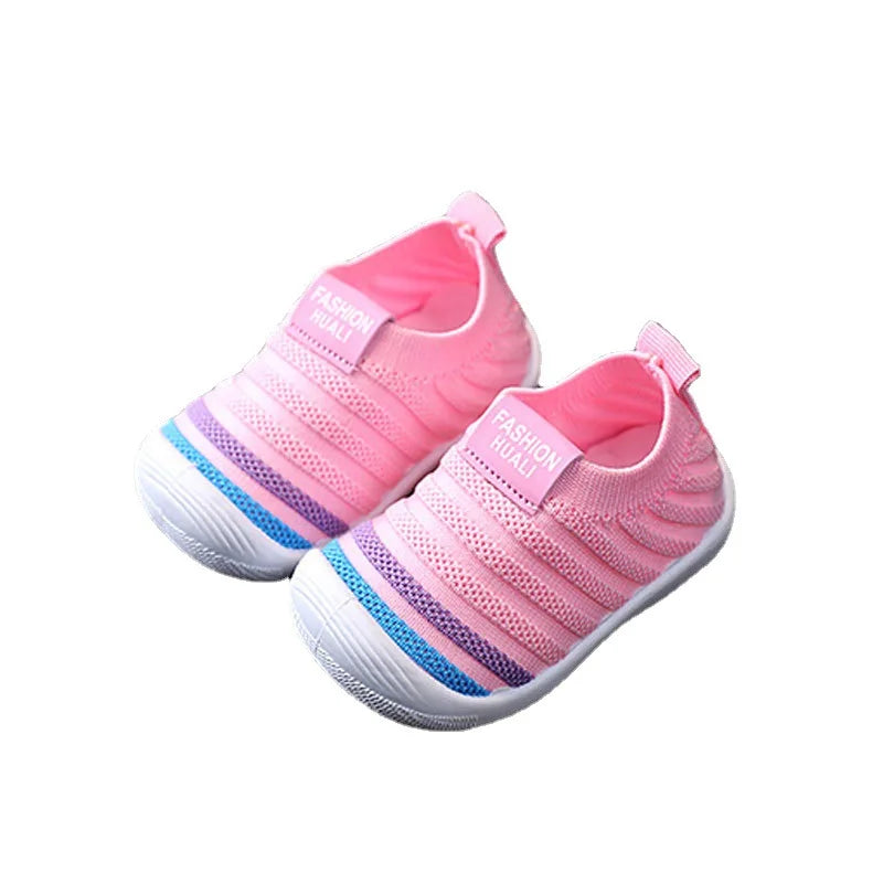 Baby First Walkers Infant Knitted Shoes Toddler Girls Soft Sole Indoor Outdoor Casual Shoes for Boy 1 year Zapatos Spring Autumn