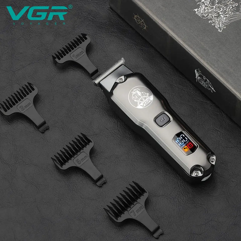 Original VGR Cordless Combo Kit Hair Trimmer For Men Electric Washable Beard Hair Clipper Rechargeable Haircut Machine