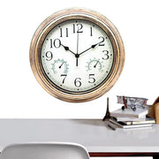 The Meridian | 12-Inch Battery-Operated Indoor & Outdoor Wall Clock