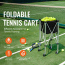 The Rally Caddy | Foldable Tennis Ball Cart 150/180 Capacity