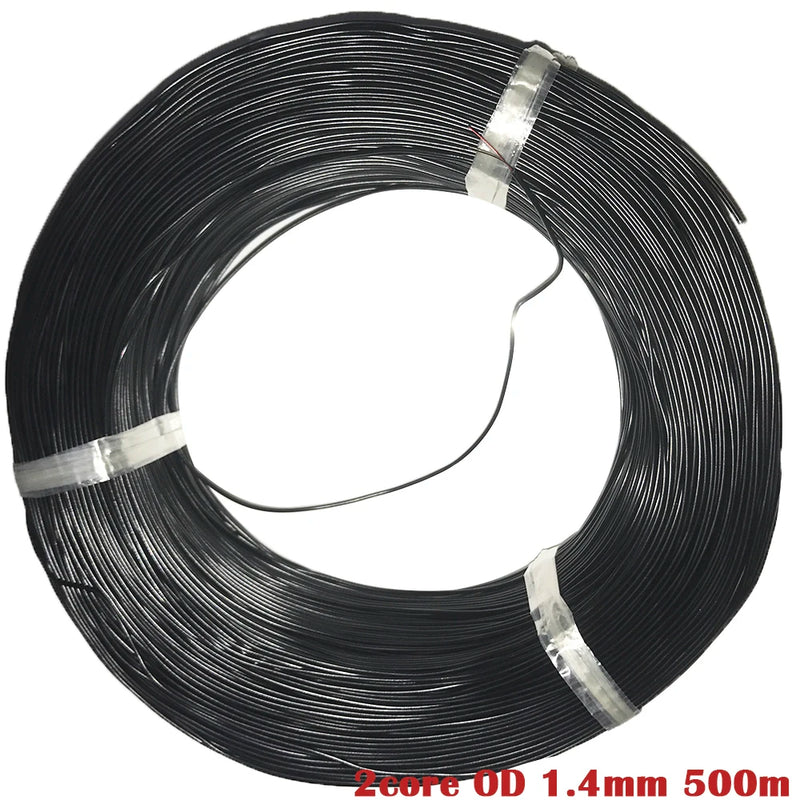 2-core 4-core Headphone Wire Ultra-soft Enameled Cable Insulated Line 2pin 3pin 4pin 5pin Sheath Wire 5M Signal Cable