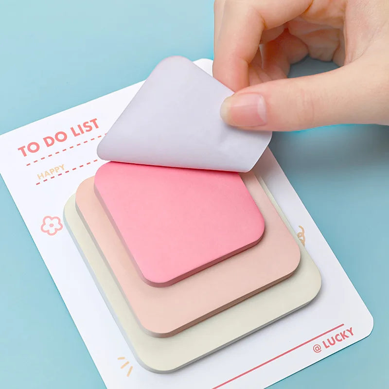 Cute Note, Color High-value Ins Wind Note Paper, Student Message N Times, Sticky Note Pad  Stationery  Kawaii