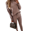 Autumn Women Tracksuit Sweatshirt Drawstring Pants Suit Female 2022 Fashion Ladies Casual Loose Long Sleeve Pullover Sports Set