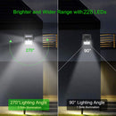 Goodland 228 144 LED Solar Light Outdoor Solar Lamp With Motion Sensor Solar Powered Sunlight Spotlights For Garden Decoration