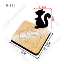 Cartoon pattern New Cutting Dies 2024 New Arrivals Scrapbooking 16MM Knife Suitable for Most Wooden Cutting Dies Machines
