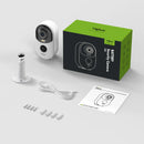ZUMIMALL APP Security Wireless Outdoor  Battery Powered Cameras , 2.4G WiFi Color Night Vision/Siren/PIR