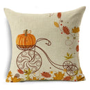 Thanksgiving Pumpkin Plant Pillowcases Linen Decor Throw Cushion Cover For Car Sofa Pillowcase Outdoor Garden Home Decoration