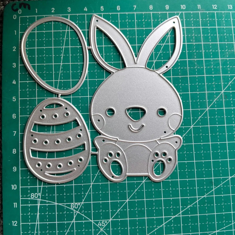 Easter Rabbit Scrapbooking Die Cut Carbon Steel Mold DIY Greeting Card Making Embossed Template Crafts Cutting Dies New Arrivals