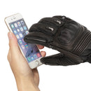 The Winter Sentinel | Genuine Leather Heated Motorcycle Gloves — Rechargeable, Waterproof