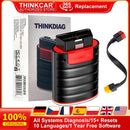 THINKCAR Thinkdiag OBD2 Scanner Bluetooth All System 16 Reset Service Car Diagnostic Tool Active Test ECU Coding 1 Year Free