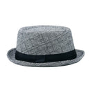 Cotton Sun Protection Top Hat for Men Simple and Retro Jazz Hat Outdoor Hip-hop Street Dance Hat