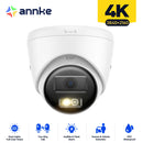 Annke 8MP HD IP Überwachungskamera Poe 4K Dual-Licht Audio Feste Kamera Mensch-Fahrzeug-Erkennung 256G SD-Speicher ONVIF IP67