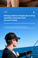 The Breeze Sentinel | High-Speed Turbine Bladeless Neck Fan (Rechargeable)