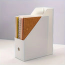 Plastic Multi-Purpose Desk Organizer - Book Stand & File Holder for Office Supplies and Stationery
