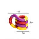 Twisted Ring Magic Figet Magic Trick Rope Kreative DIY-Wicklung Freizeitbildung Stressabbau für Kinder Weihnachtsspielzeug Zufällige Sendung