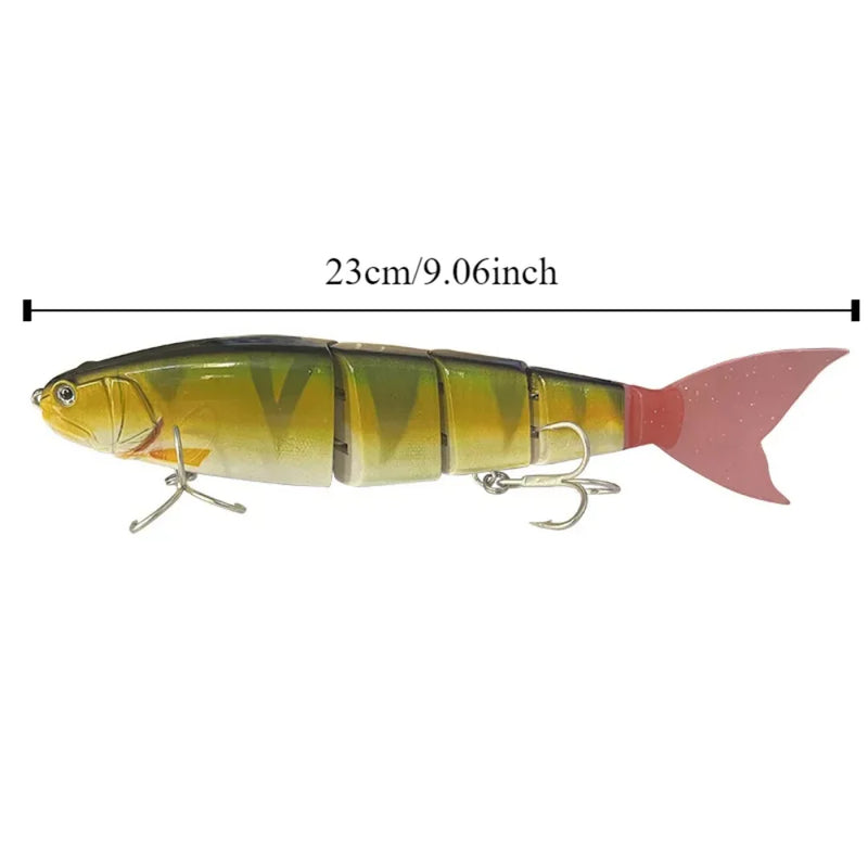 Swimbait Big Bait Lure Jointed Floating 105g 230mm Giant Bait Balam Floating Lure for Bass Catfish