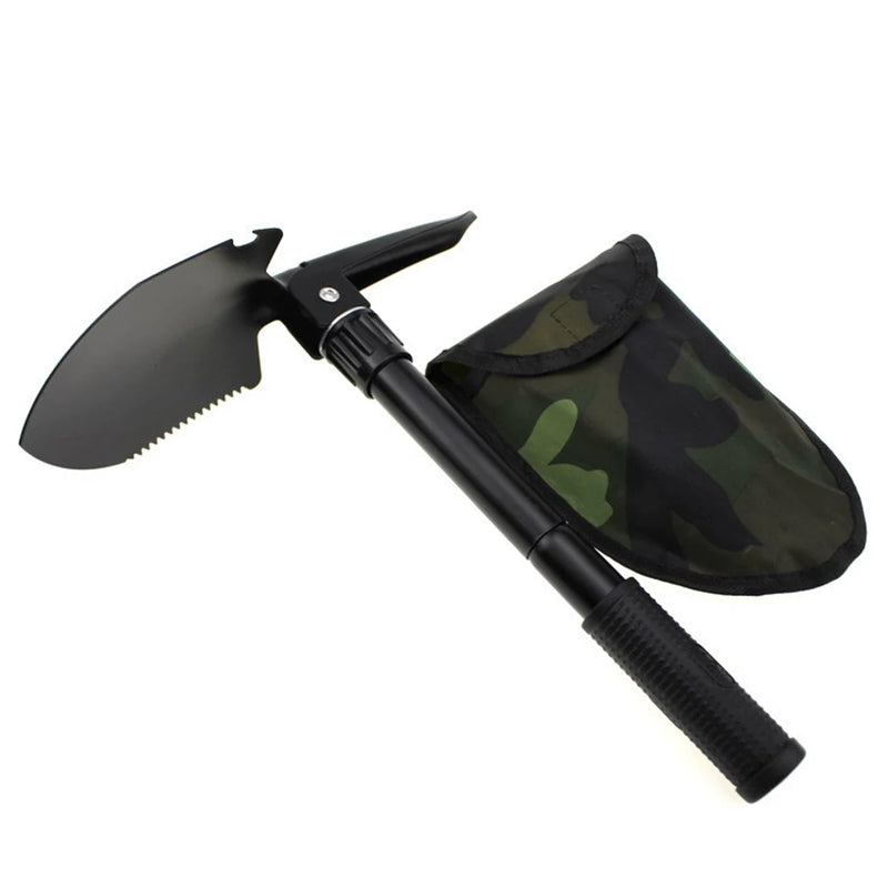 Multi-function Camping Shovel Foldable Shovels Military Tactical Shovel Hiking Outdoor Garden Hoe Digging Hand Tool Kit