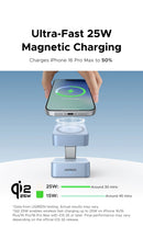 UGREEN Qi2 25W 15W Magnetic 2-in-1 Wireless Charger Stand Fast Charging Stand Magsafe Charger For iPhone 16 17 Series