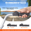 SucceBuy Electric Trailer Dolly 5000lbs Towing Capacity 350W 12V Trailer Jockey Wheel with 22 ft/min Moving Speed for Trailer