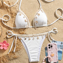 Sexy White Bikinis Women's Swimwear Female Swimsuit For Swimming Wear Bathing Suits Brazilian Bikini Set Beachwear Pool Bather