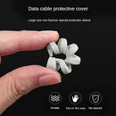 12pcs Cable Protector Universal Silicone Data Cable Spiral Winder Wire Cord Organizer Cover for Iphone USB Charger Cable Cord