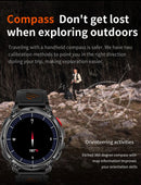 2026 New T-REX3 Outdoor Smart Watch Men 1100mAh Large Battery Bluetooth Call Compass 1.7-inch LED Flashlight Waterproof Watches