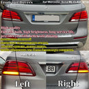 LED Rear Tail Light For Mercedes-Benz ML CLASS W166 ML350 ML500 2012 2013 2014 2015 Turn Signal Brake Lamp Car Accessories