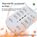 Line Filter, Electric Extension, Socket Extension, Socket Adapter, From Brazil, Coibeu, 10A, 110-220V, Usb Socket