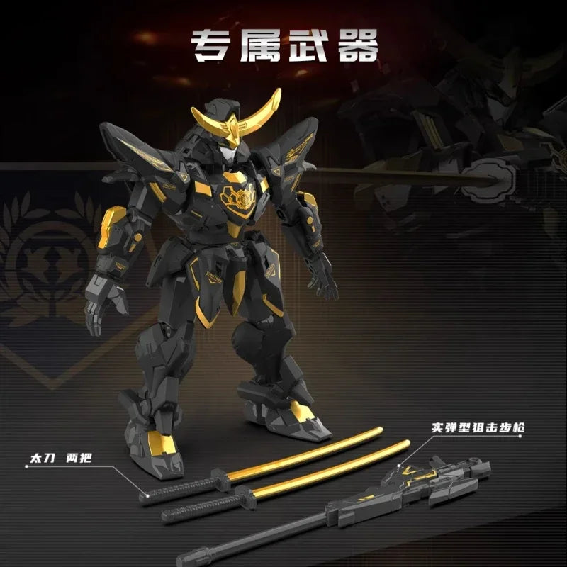 SEMBO BLOCK Building Block Hero Ancestor Effect Black Gold Limited Edition Movable Model Kofi's Tiger Patchwork Toy Gift